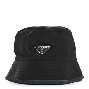 NWT Prada Re-Nylon Denim Reversible Bucket Hat